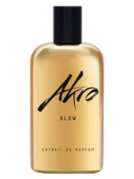 Glow di Akro: unisex vaniglia ambrata con incenso e pepe rosa