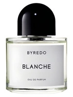 Blanche di Byredo, profumo floreale aldeidato con rosa pulita, peonia, muschio e sandalo